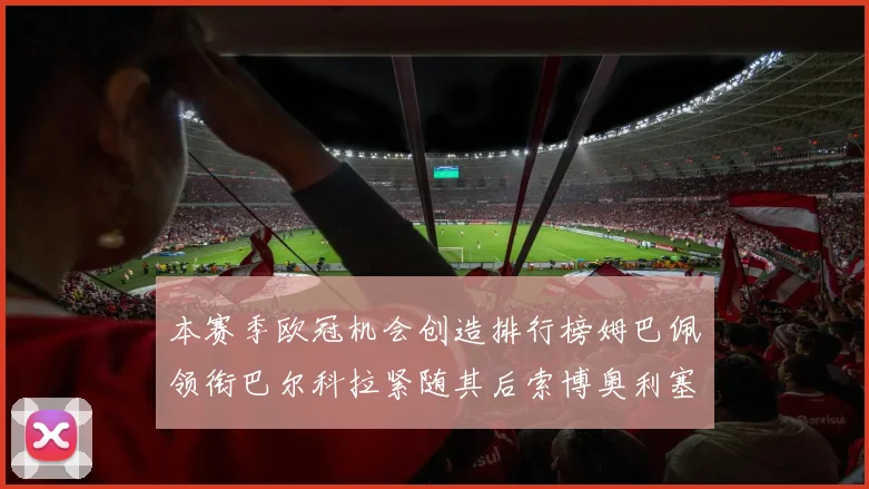 本赛季欧冠机会创造排行榜姆巴佩领衔巴尔科拉紧随其后索博奥利塞表现出色